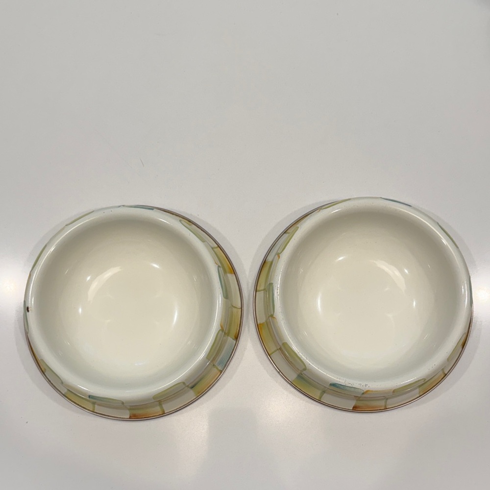 MacKenzie-Childs Parchment Pet Bowls